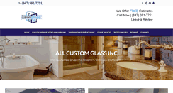 Desktop Screenshot of allcustomglass.com